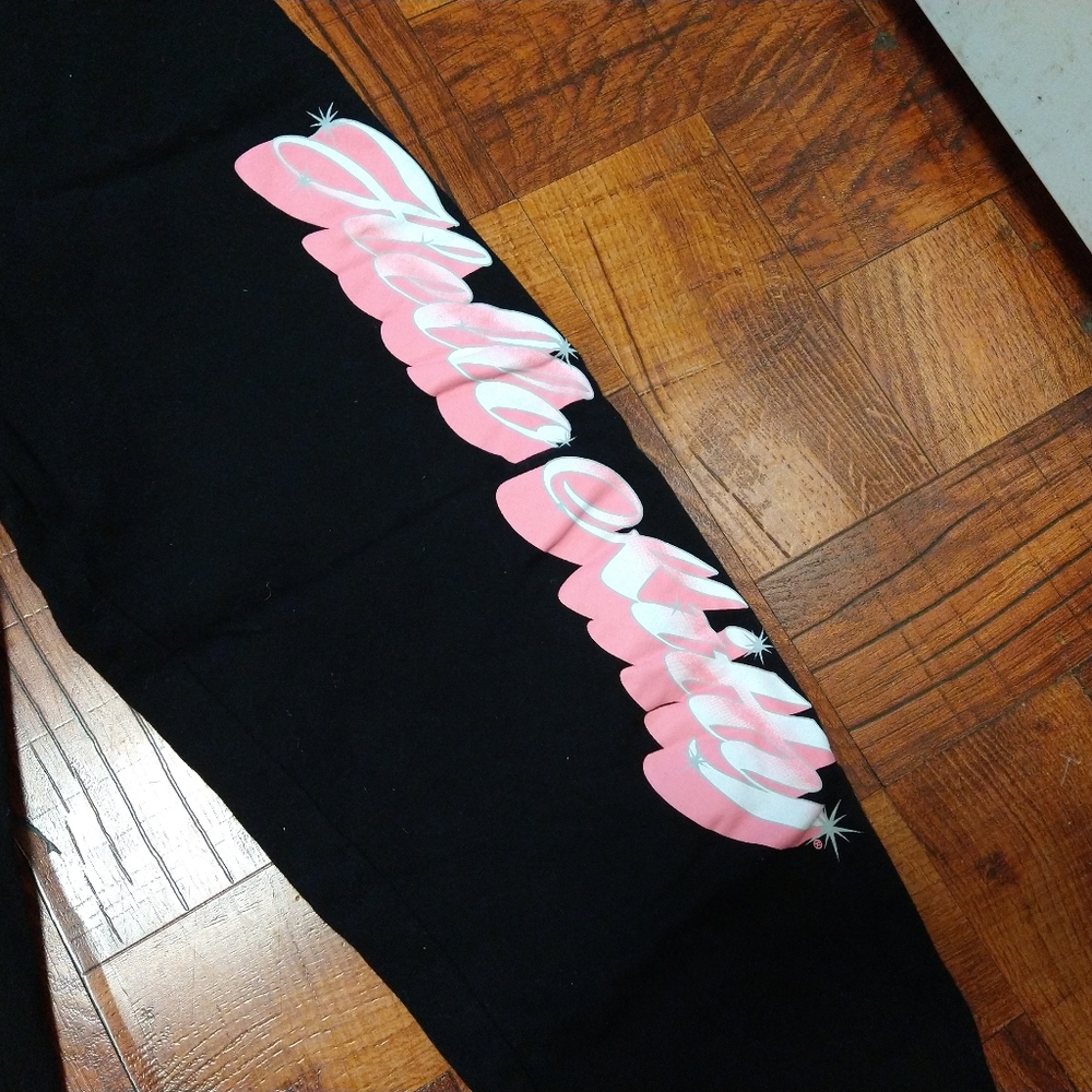 Hello Kitty x Forever 21 Spell Out Bling Sweatpants Women's Small